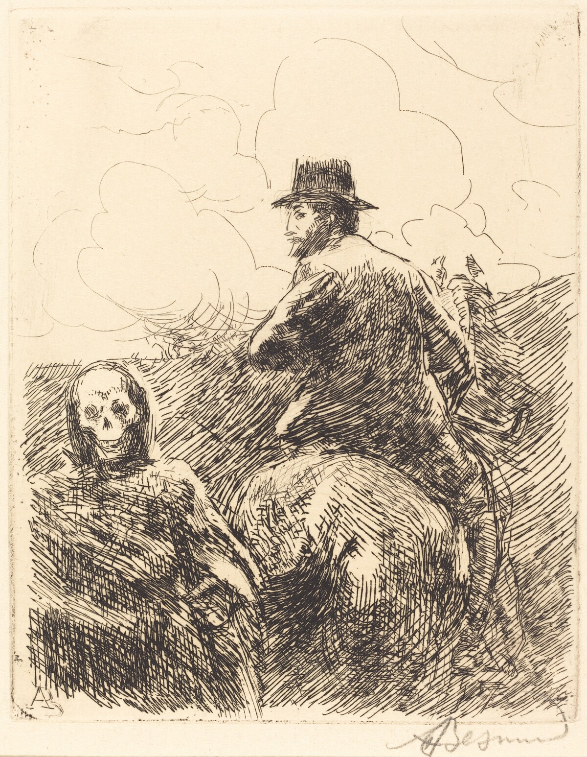 Danger Passed (Danger passe) by Albert Besnard