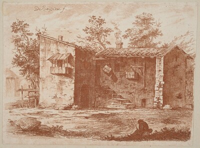 Two Houses with Tile Roofs