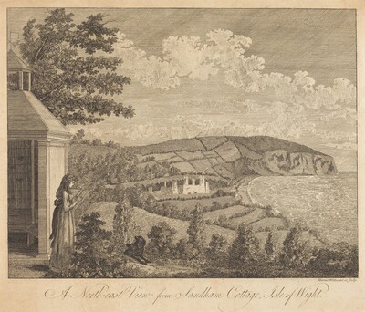 A North-East View from Sandham Cottage, Isle of Wight
