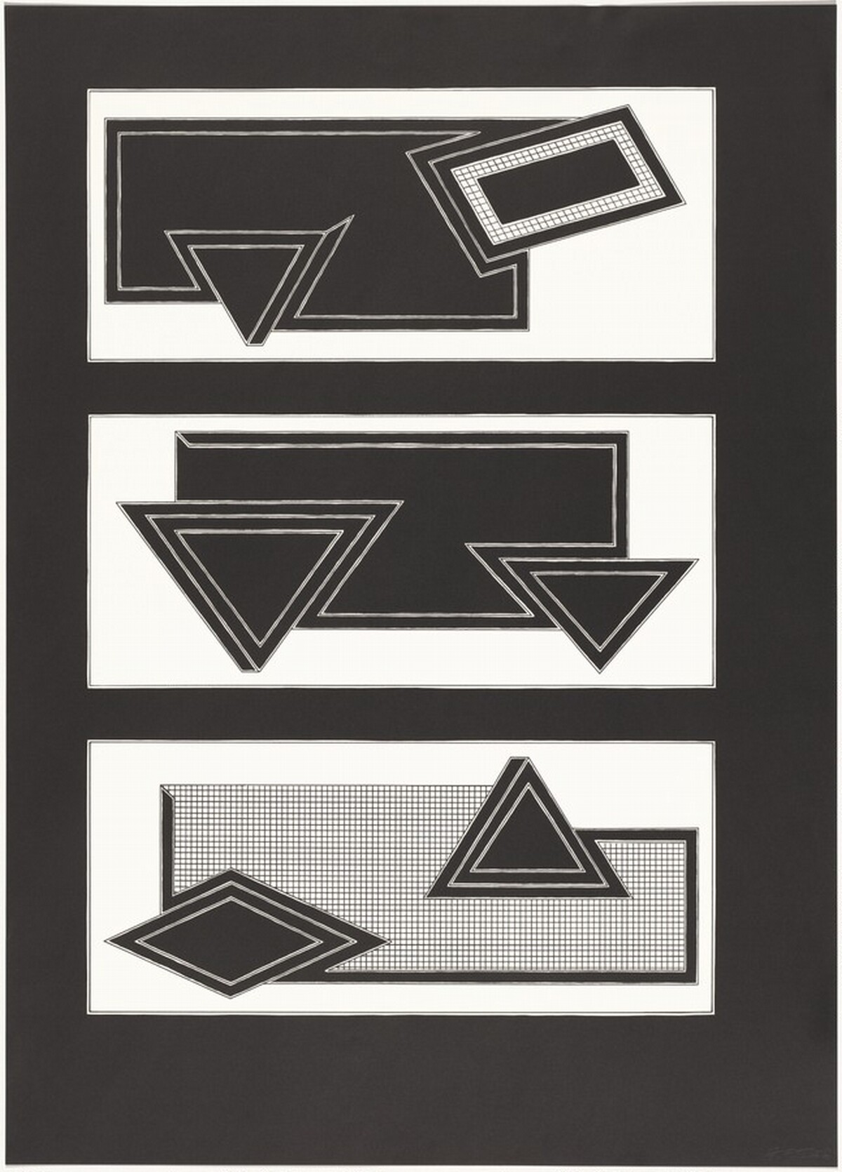 Black Stack by Frank Stella