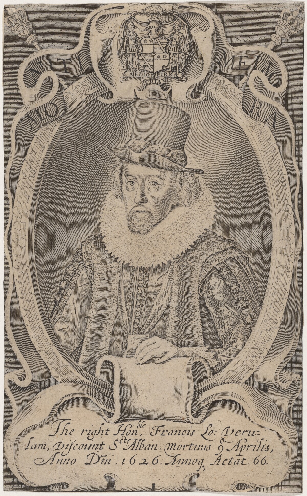 Sir Francis Bacon by Simon de Passe
