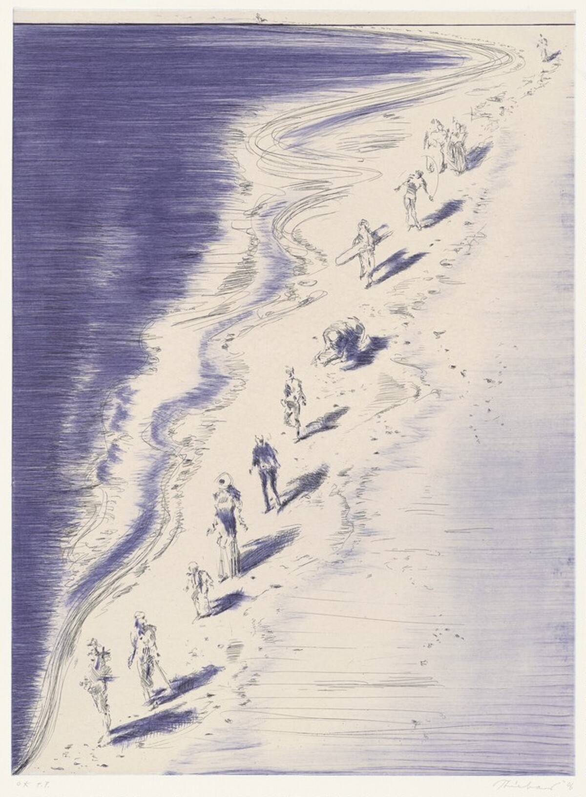 Tide Figures by Wayne Thiebaud