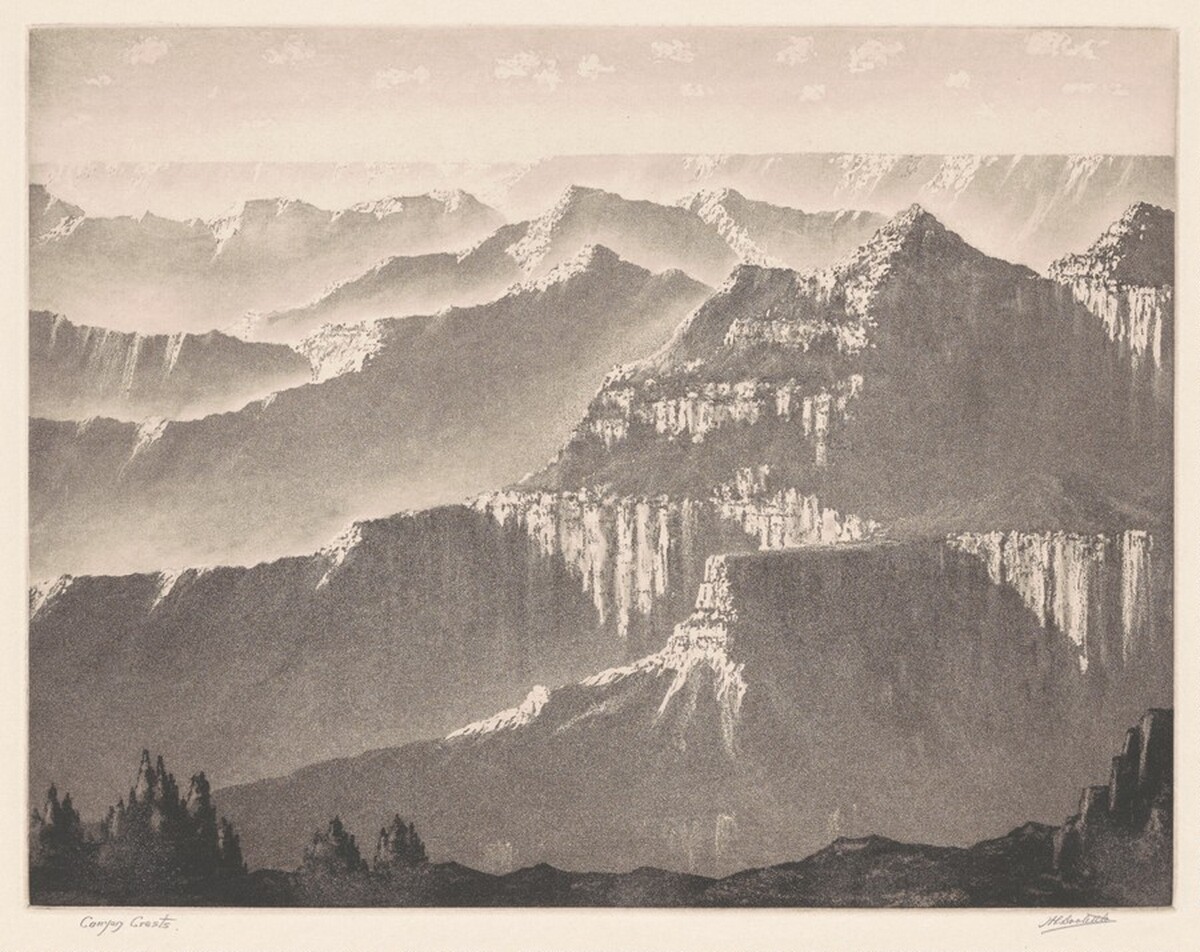 Canyon Crests by Harold Lukens Doolittle