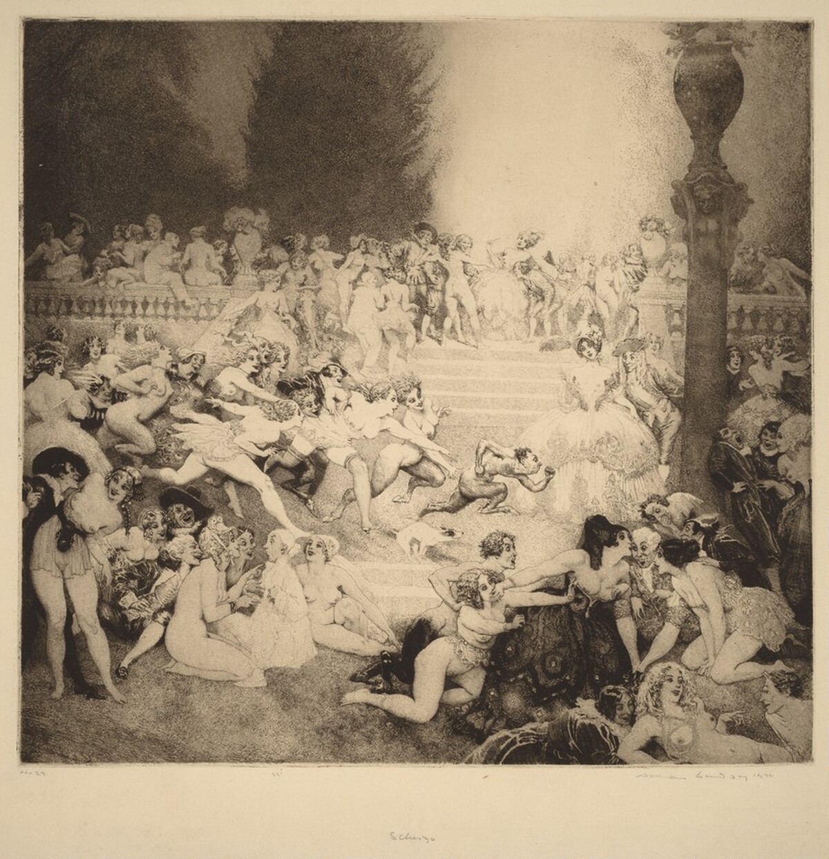 Scherzo by Norman Lindsay