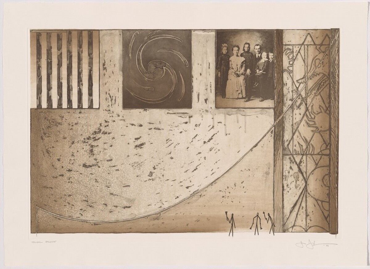 Untitled [trial proof] by Jasper Johns