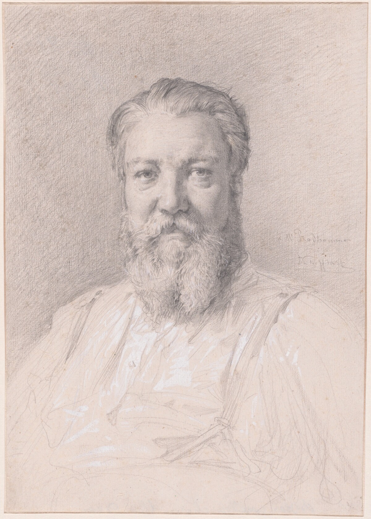 René François Armand Prudhomme by François-Nicolas Chifflart