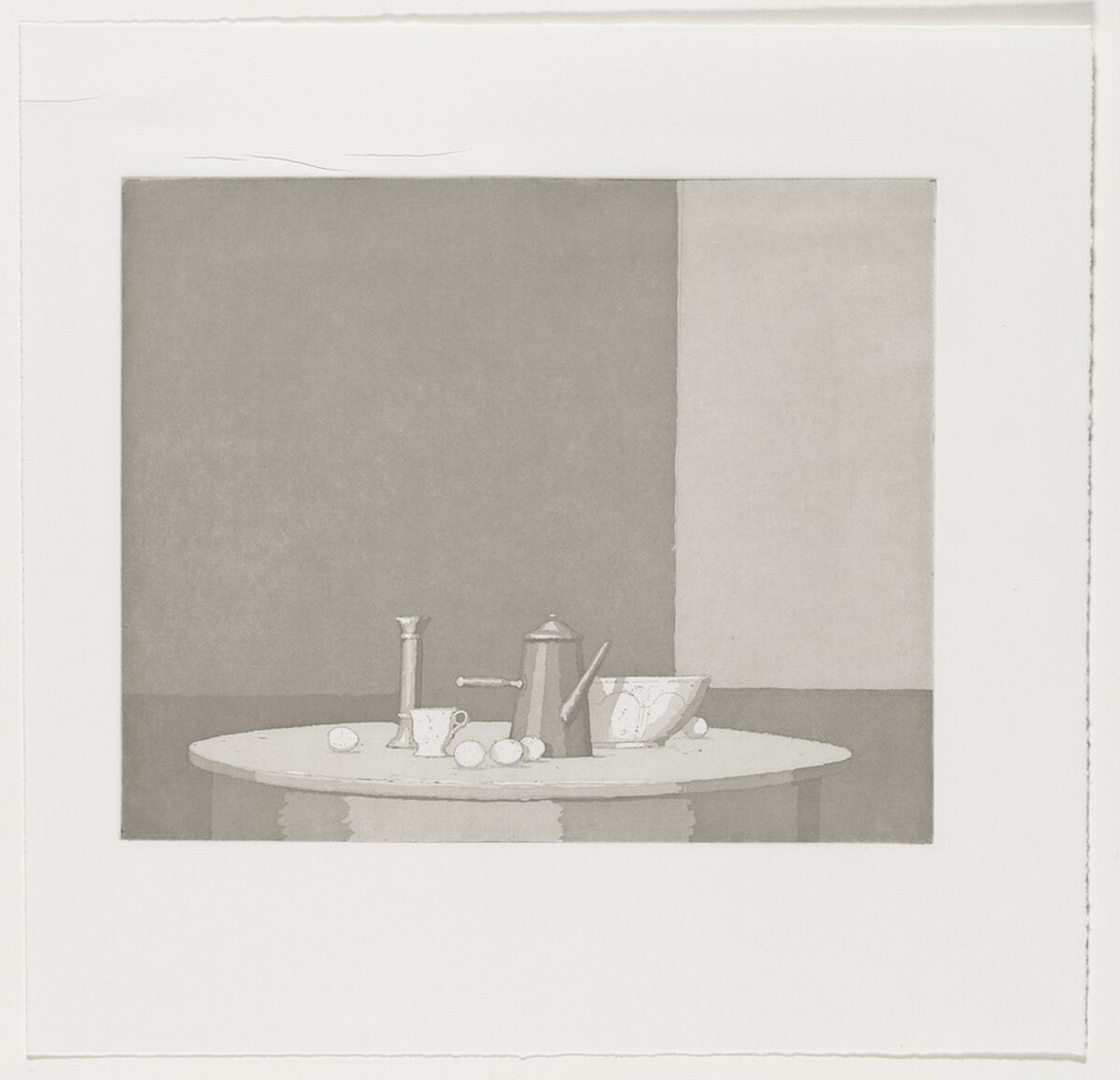 Study for Piazza Rotonda [working proof 2] by William Bailey
