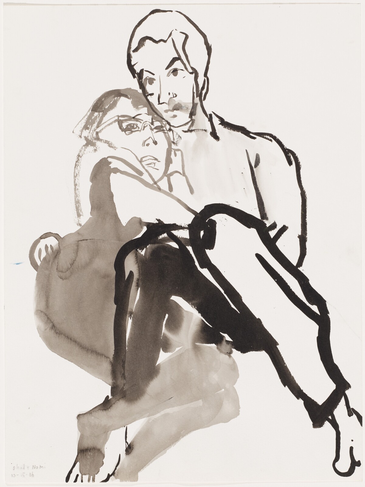 Ohad + Nomi by Amy Sillman