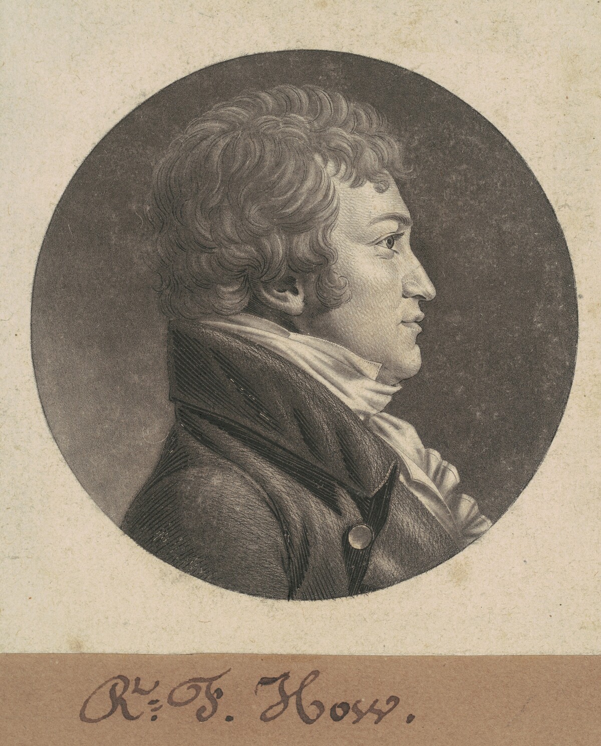 Robert F. How by Charles B. J. Févret de Saint-Mémin