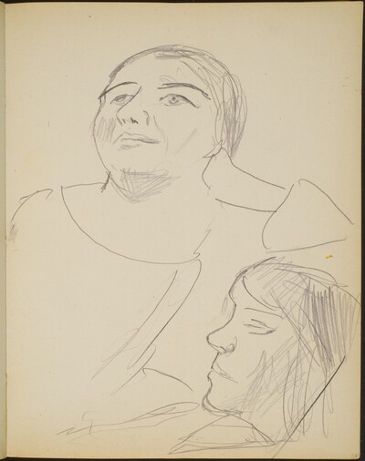 zwei weibliche Bildnisstudien (Two Views of a Woman) [p. 27]