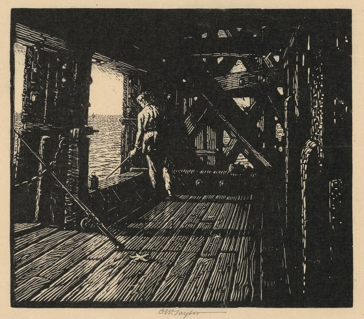 Southend Pier by Charles William Taylor