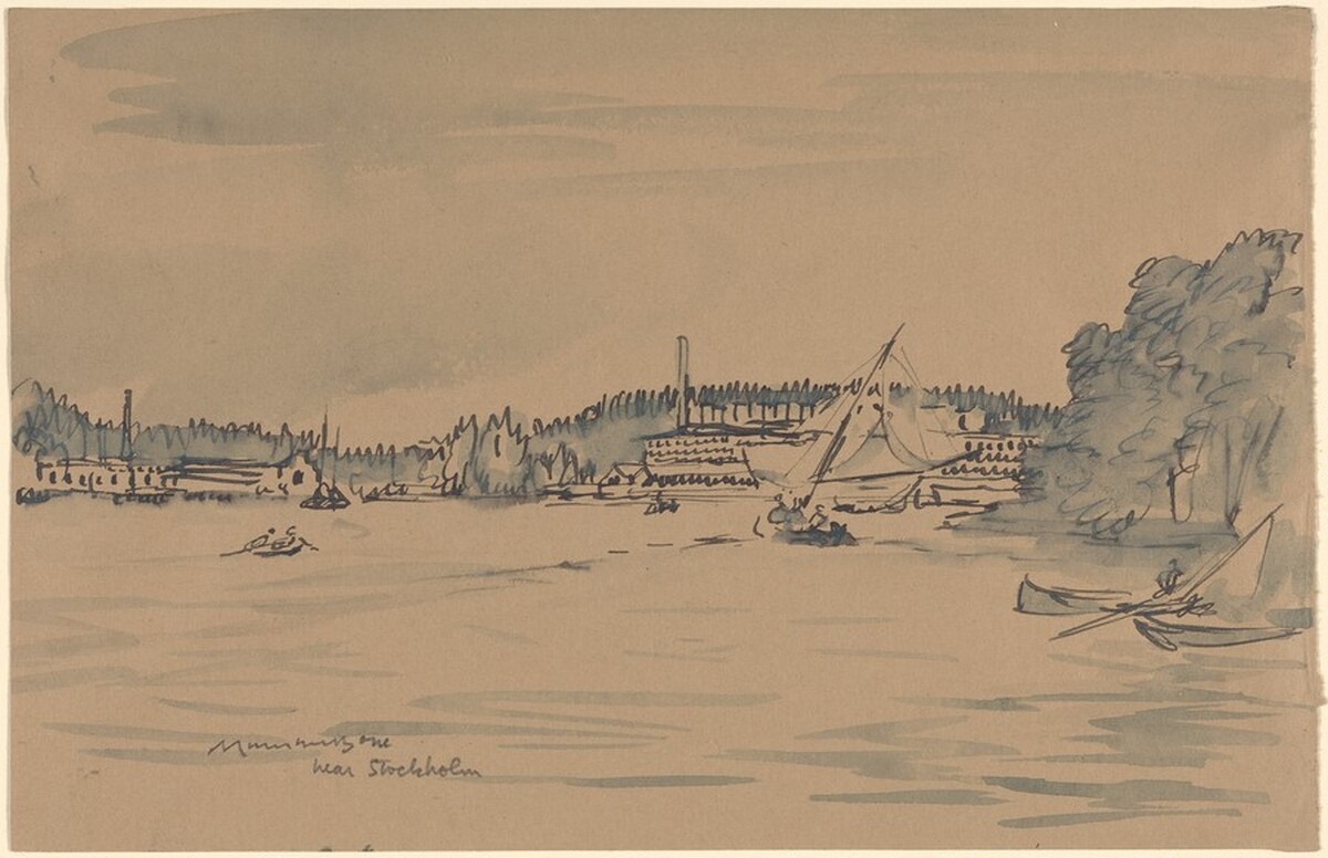 Near Stockholm by Sir Muirhead Bone