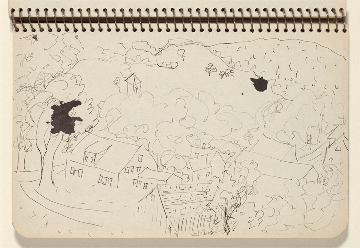 View of a Town by Milton Avery