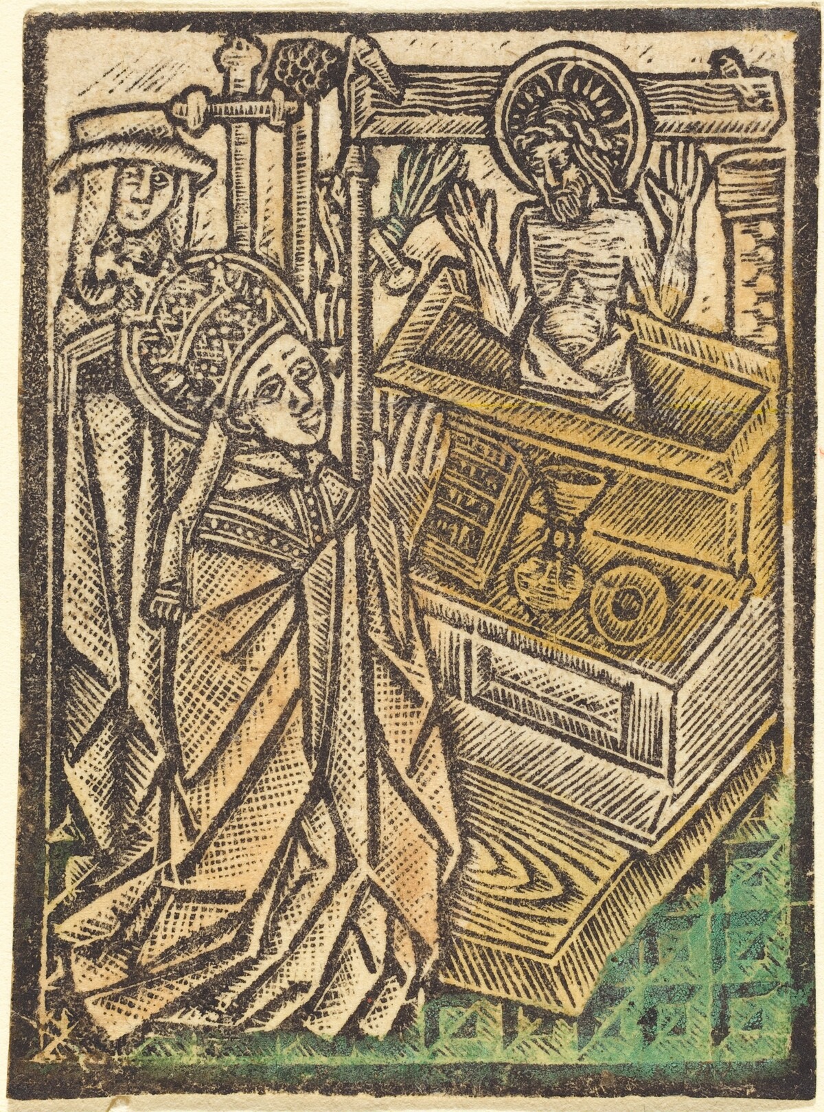 Saint Gregory by Workshop of Master of the Aachen Madonna