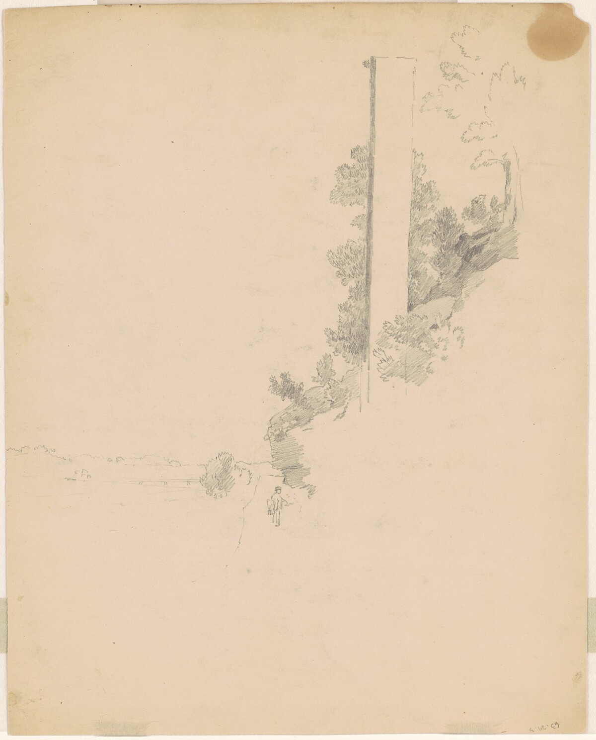 Landscape [verso] by William E. Winner