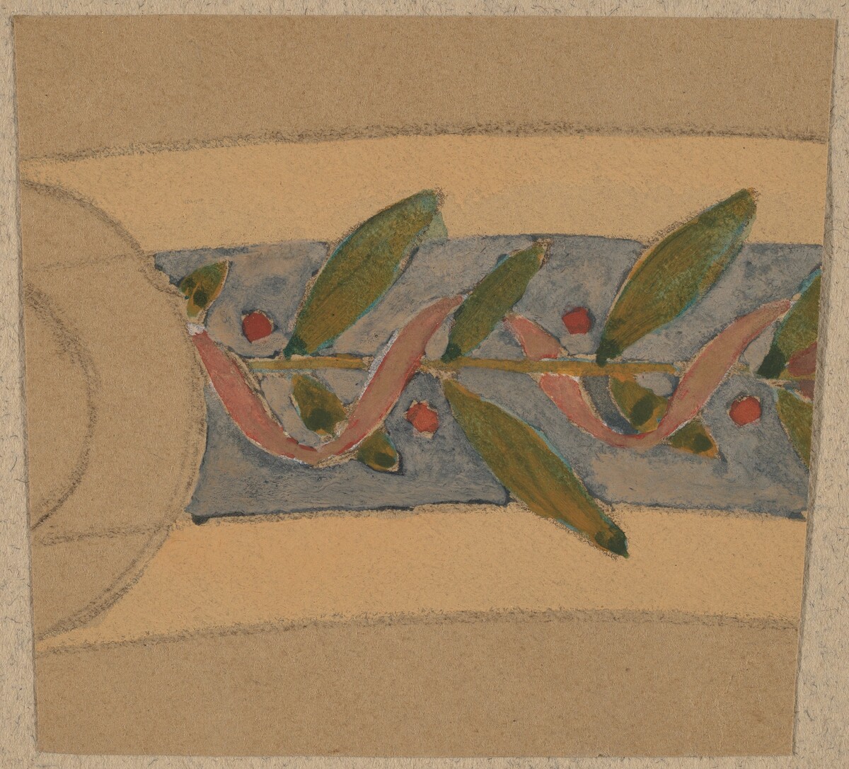 Study for a Border Design by Charles Sprague Pearce