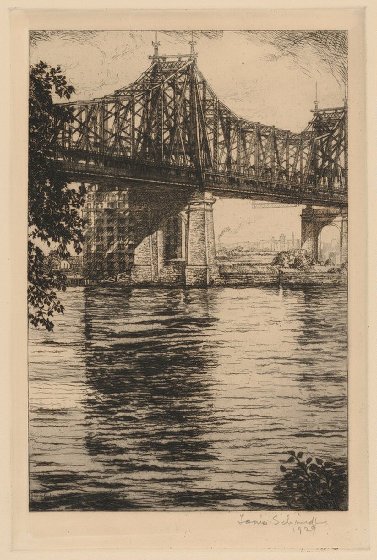 The Queensborough Bridge by Louis Schmidt