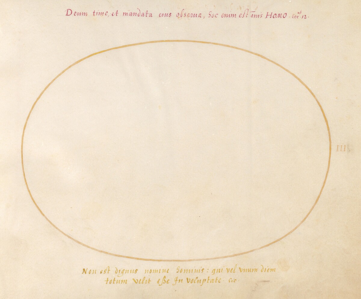 Plate 3: Empty Oval by Joris Hoefnagel