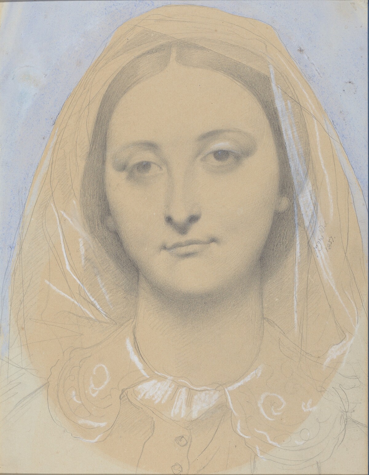 Mademoiselle Mary de Borderieux(?) by Jean-Auguste-Dominique Ingres