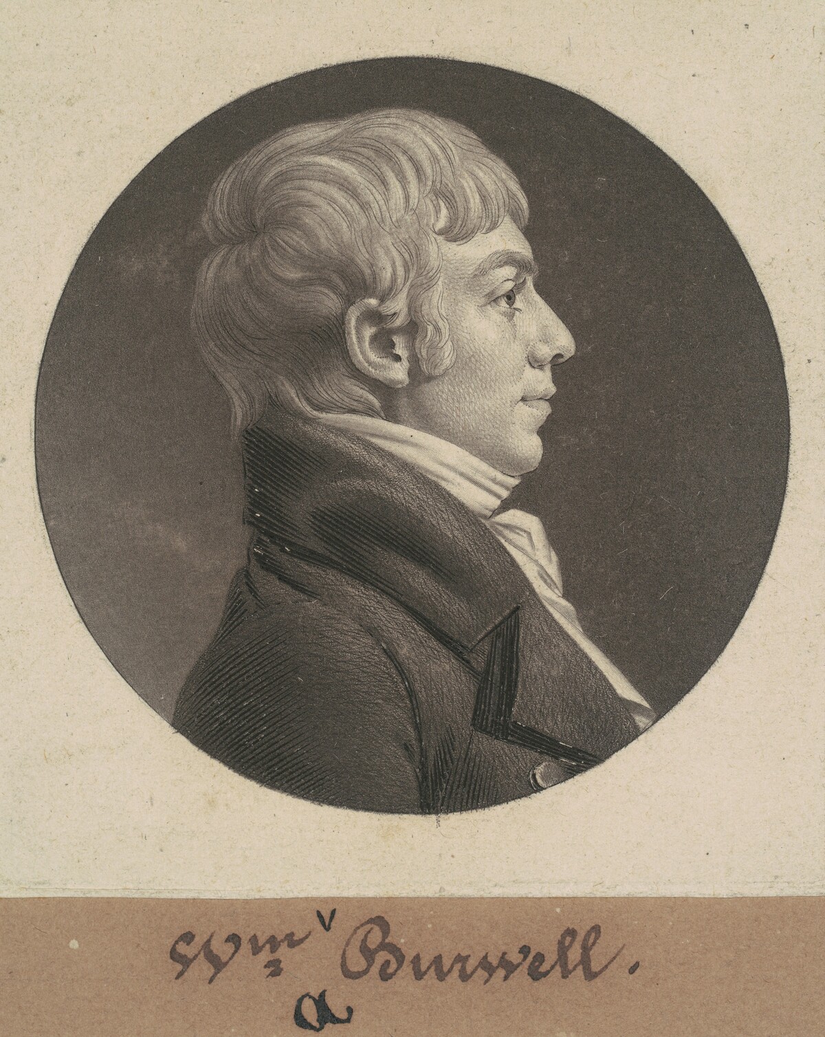 William Armistead Burwell by Charles B. J. Févret de Saint-Mémin