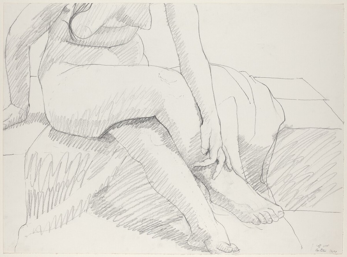 Study for "Untitled" by Philip Pearlstein