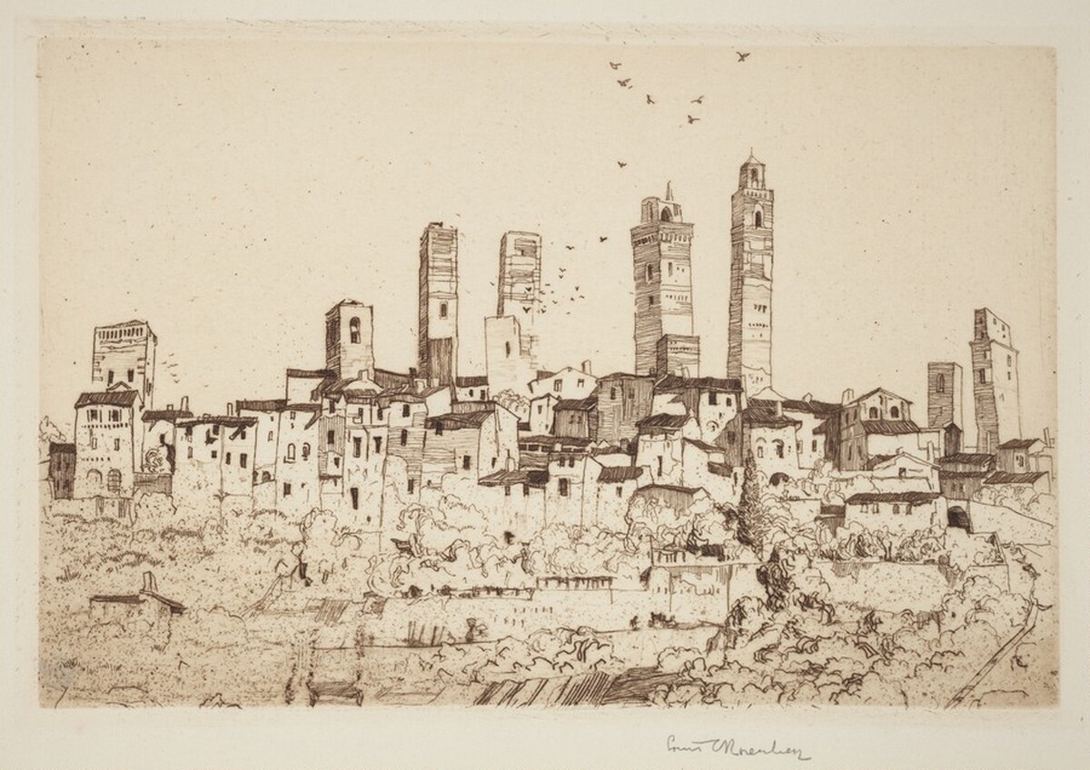 San Gimignano by Louis Conrad Rosenberg