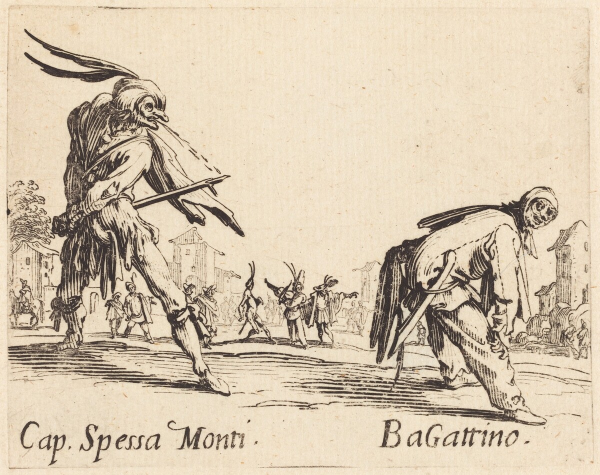 Cap. Spessa Monti and Bagattino by Jacques Callot