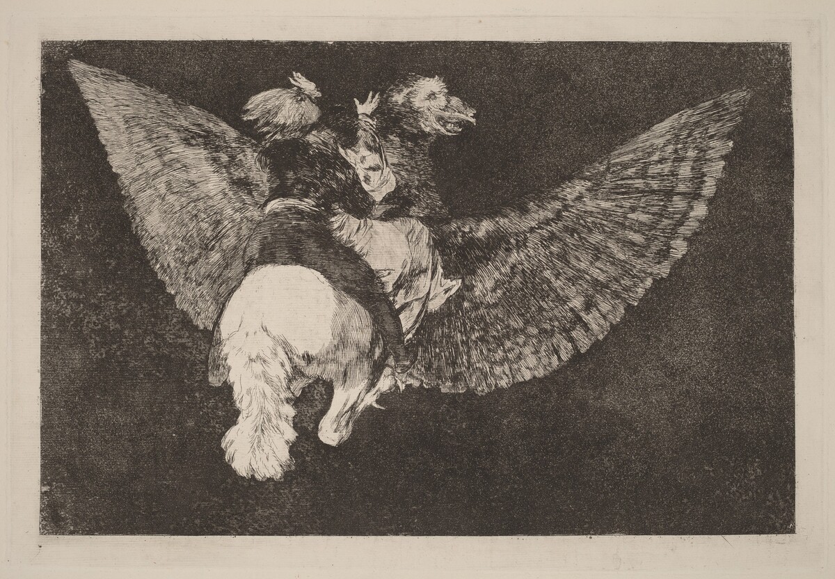Disparate volante (Flying Folly) by Francisco Goya