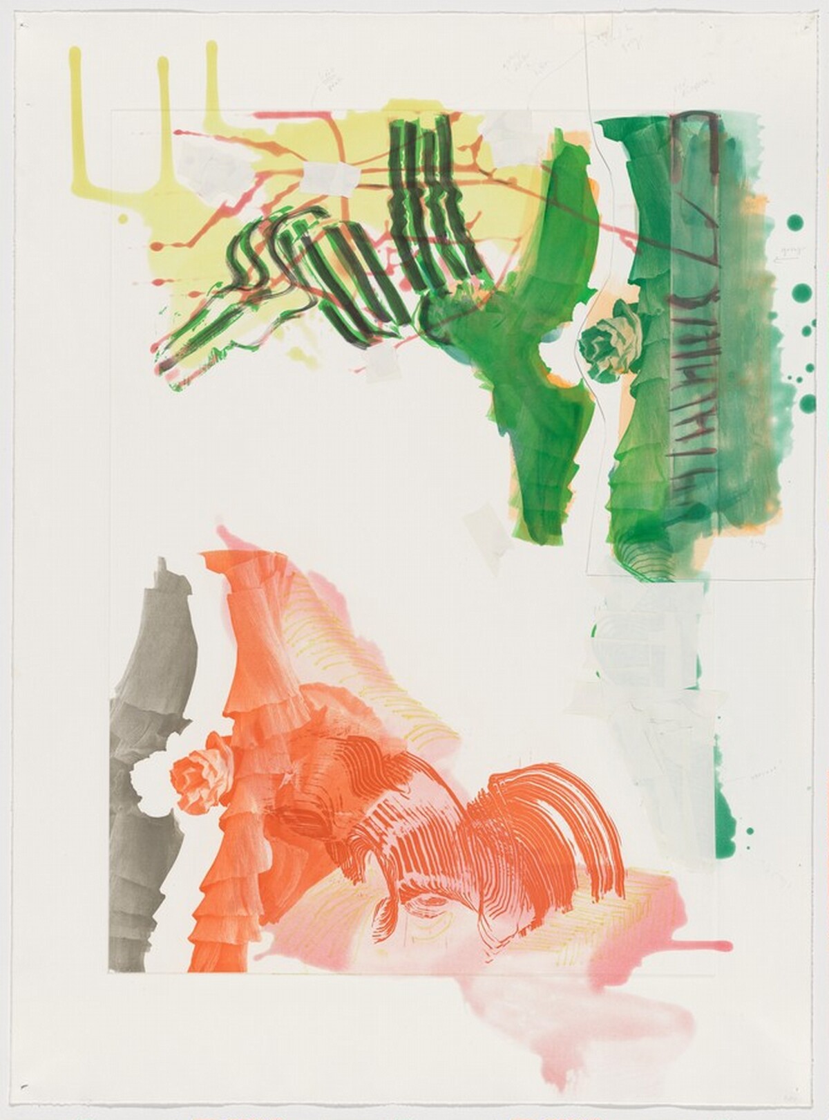 Sulk [working proof 4] by Pia Fries