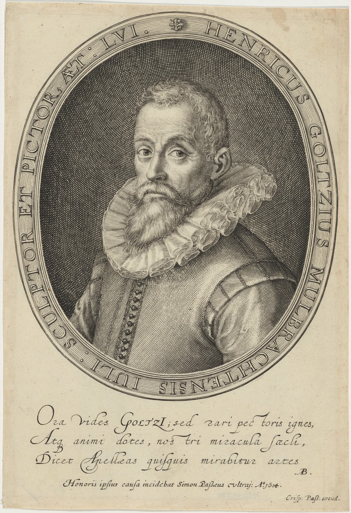 Hendrik Goltzius by Simon de Passe