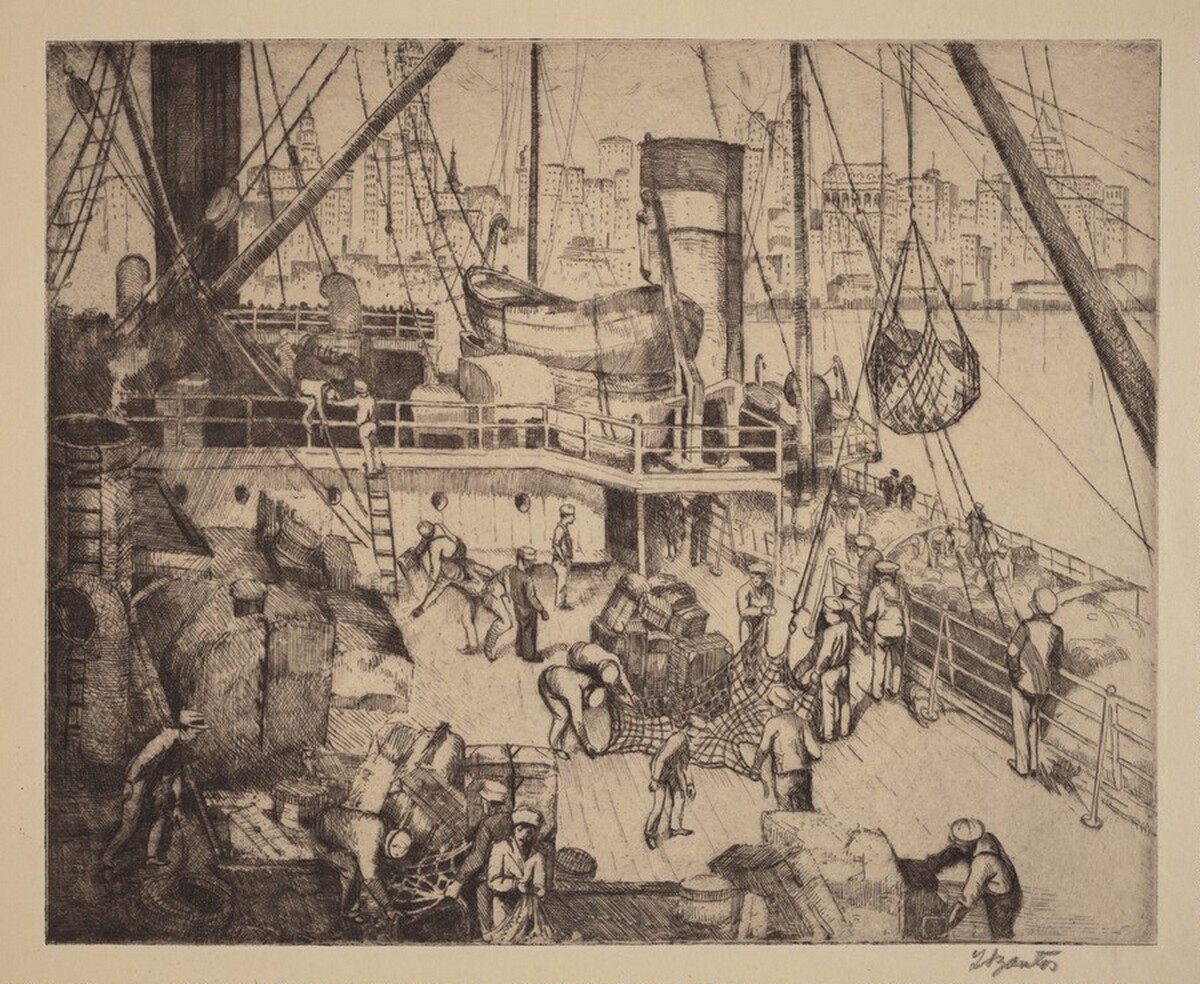 Untitled (Freighter) by Louis B. Szanto