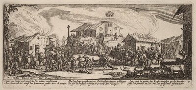 Plundering and Burning a Village