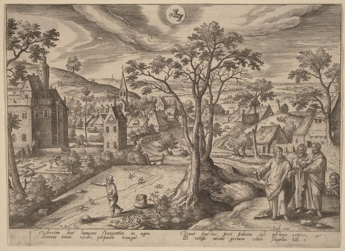 The Parable of the Sower by Adriaen Collaert after Hans Bol