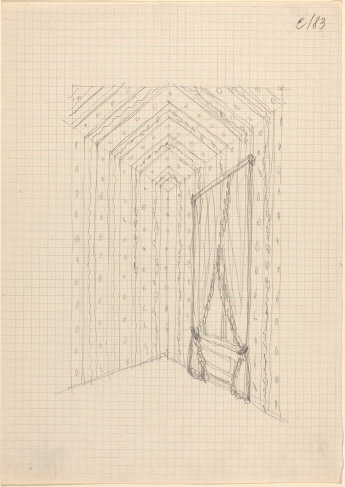 Corner of a Room with Window by Josef Hoffmann