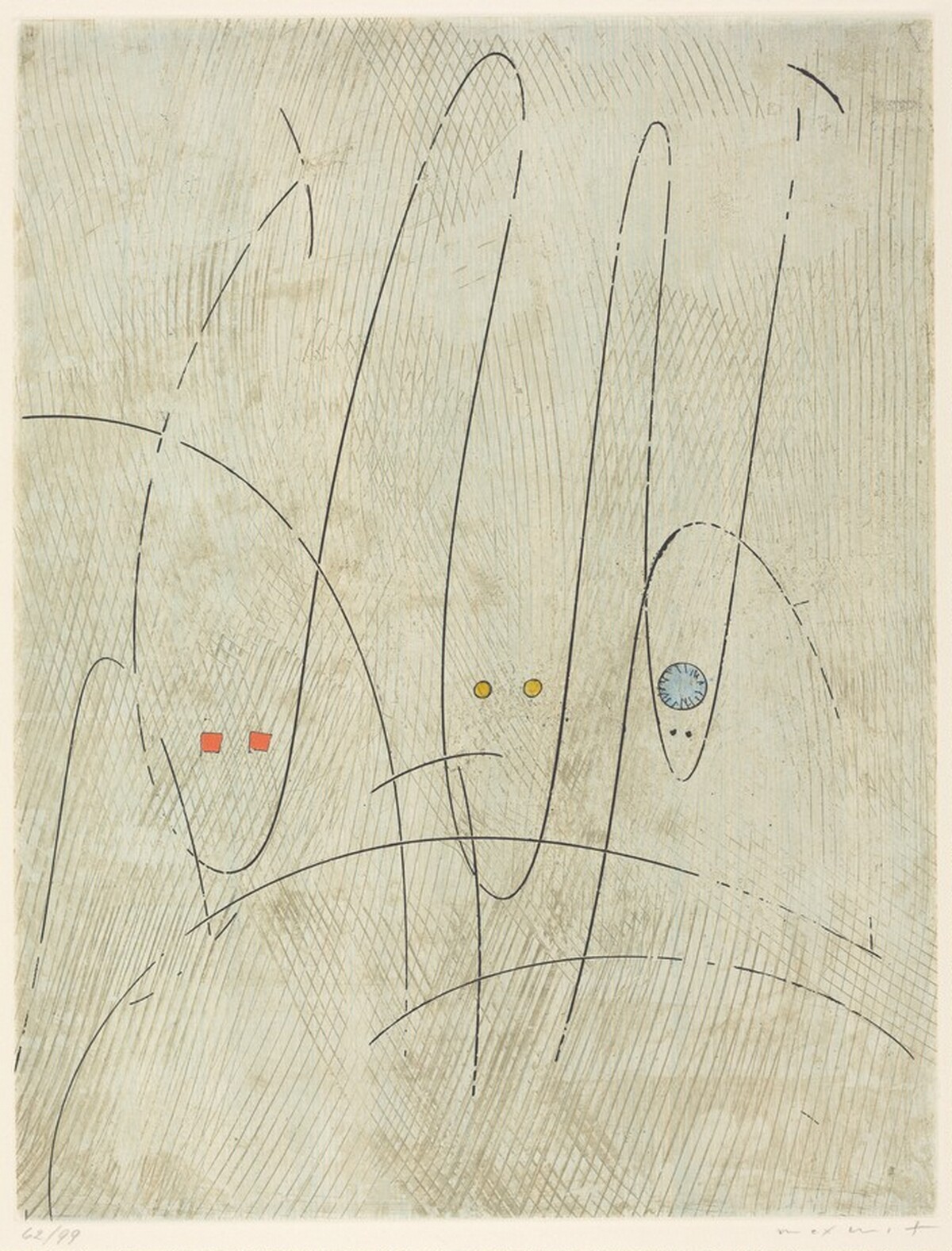 Three Sharks in Search of a Victim by Max Ernst