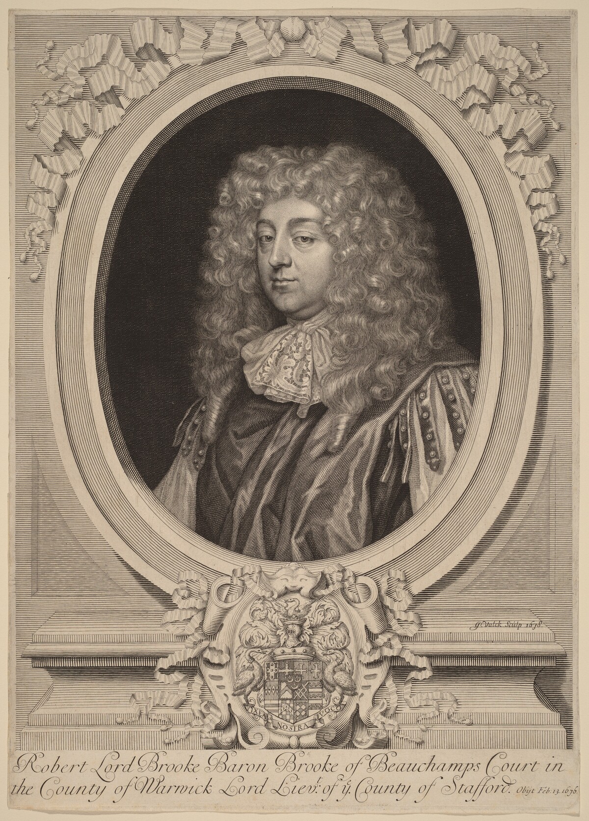 Robert Greville, Lord Brooke by Gerard Valck
