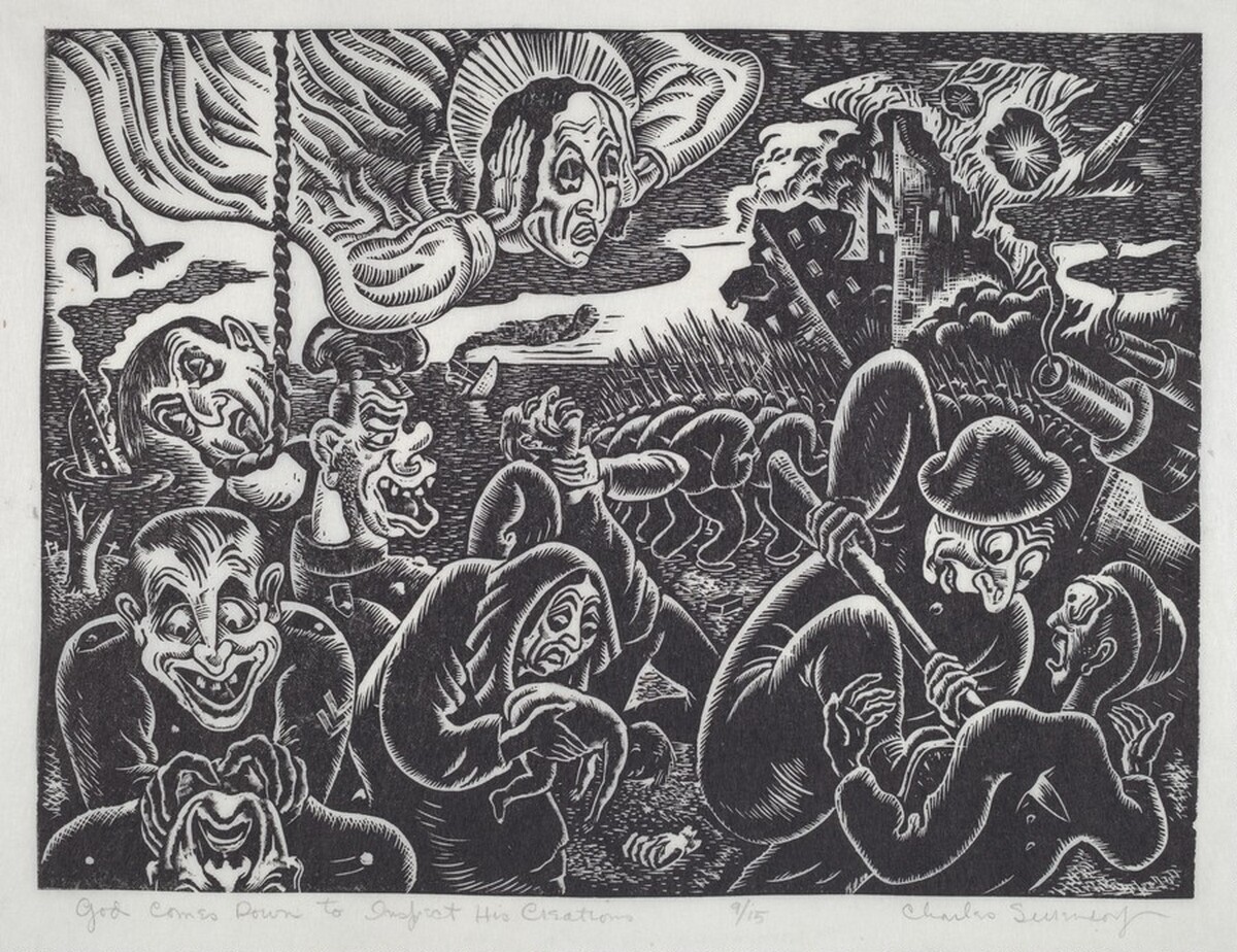God Comes Down to Inspect His Creations by Charles Frederick Surendorf
