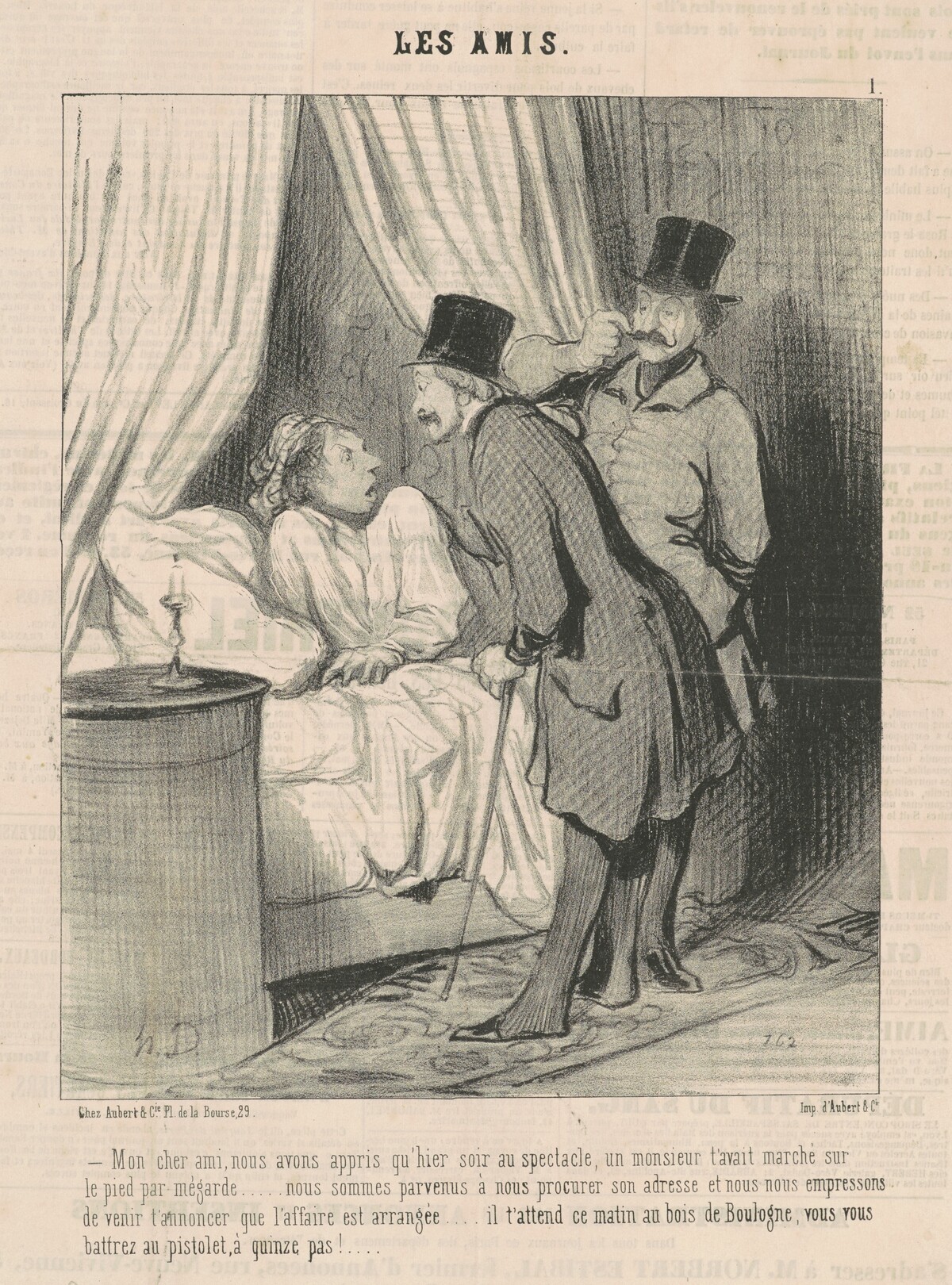 Mon cher ami, nous avons appris ... by Honoré Daumier