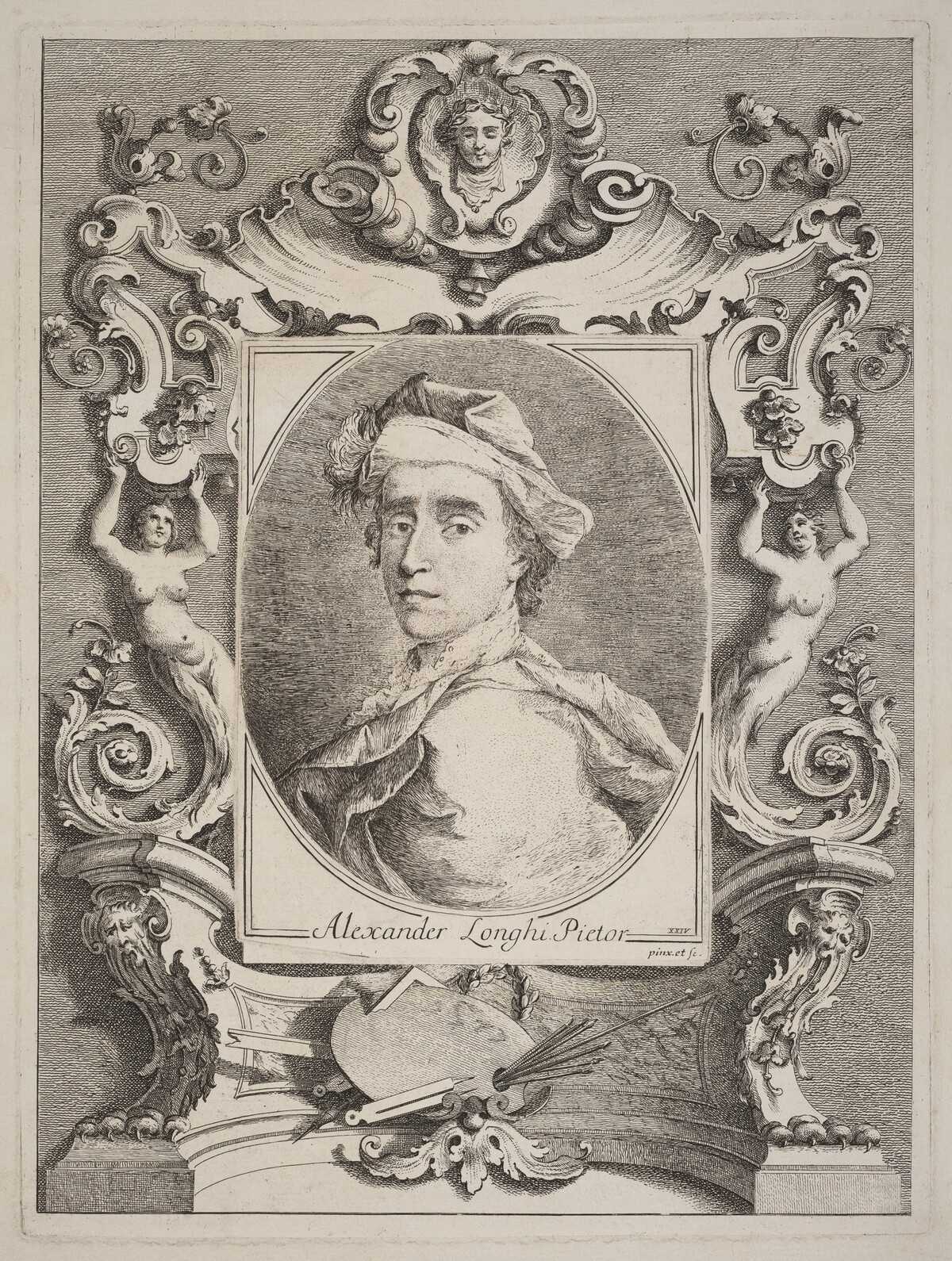 Self-Portrait by Alessandro Longhi