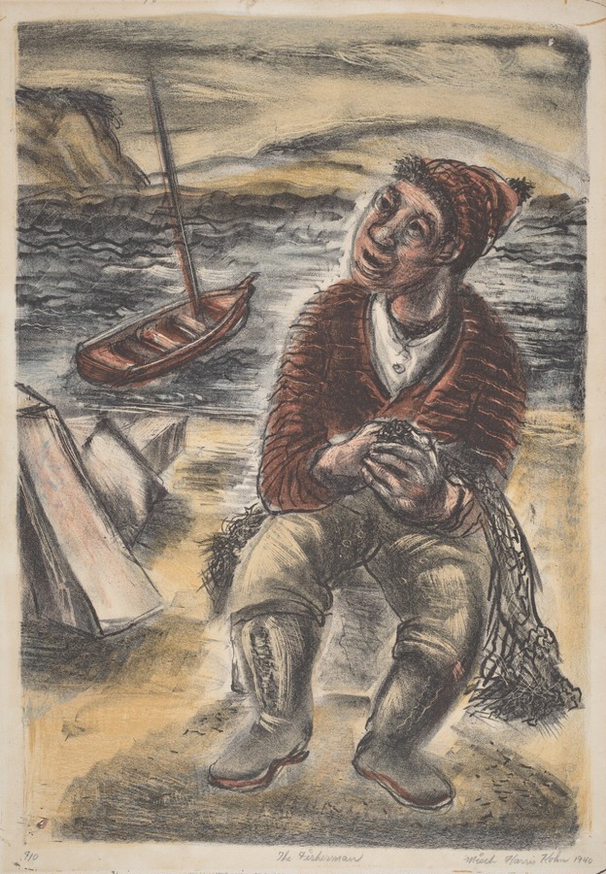 The Fisherman by Misch Kohn