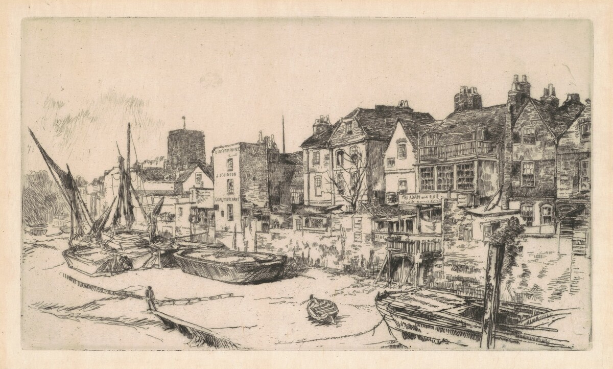 The 'Adam and Eve', Old Chelsea by James McNeill Whistler