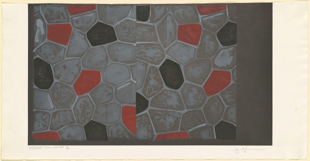 Untitled II [trial proof] by Jasper Johns