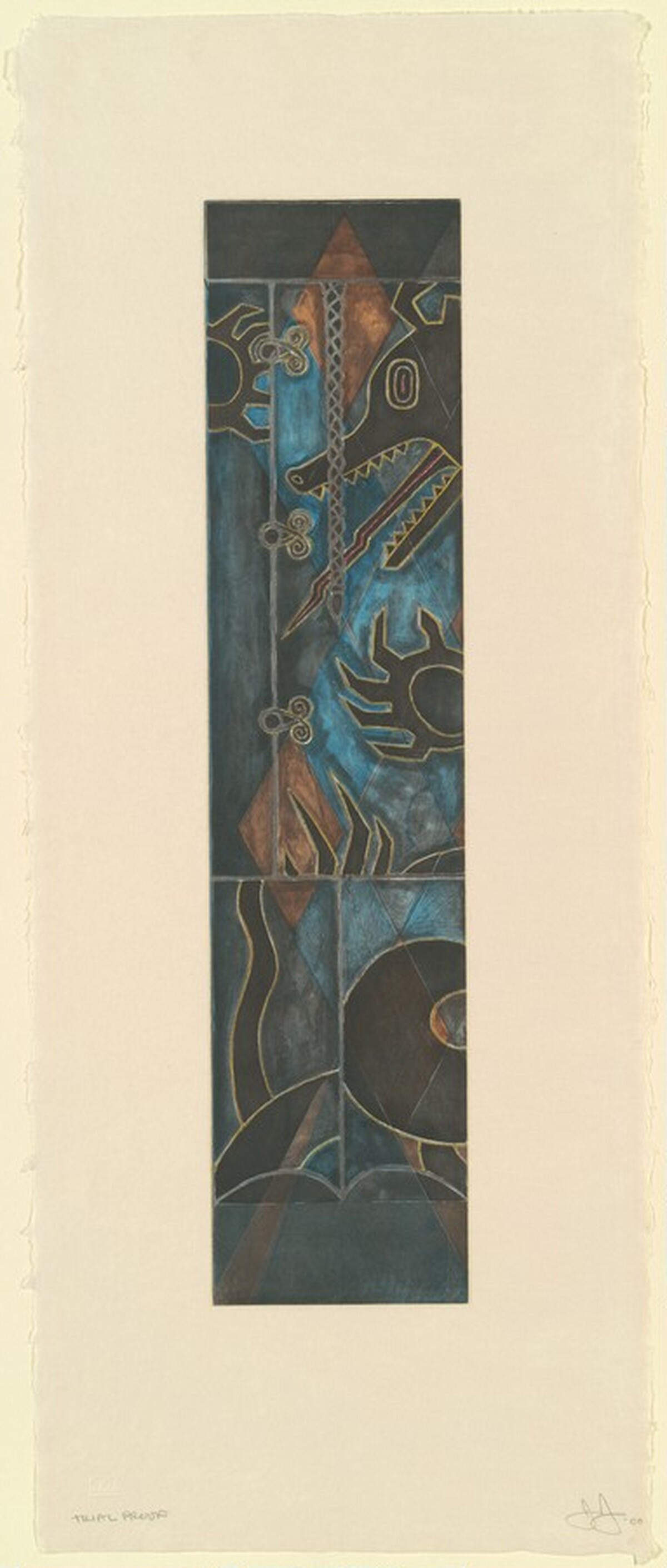 Two Costumes [trial proof] by Jasper Johns