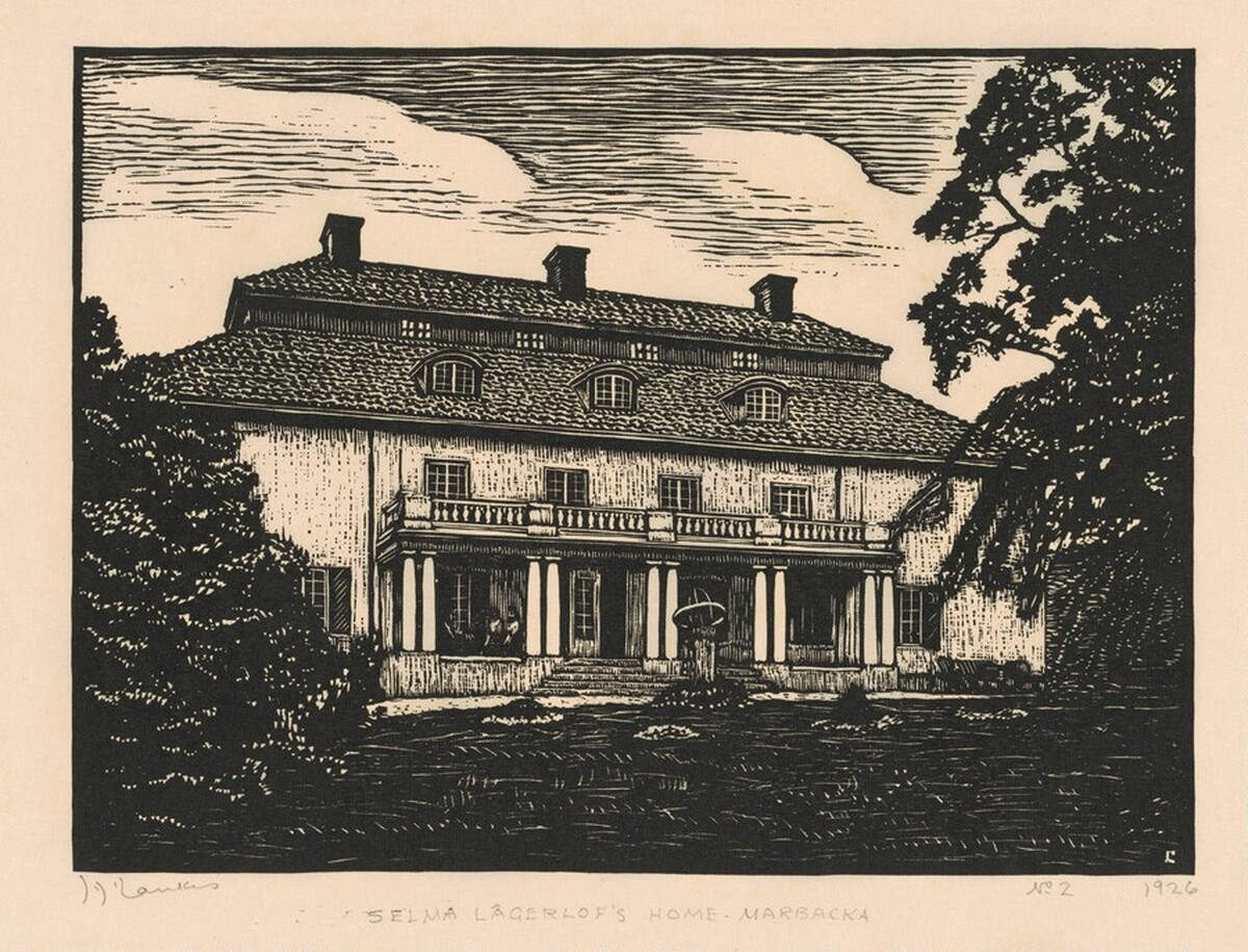Selma Lagerlof Home by J. J. Lankes