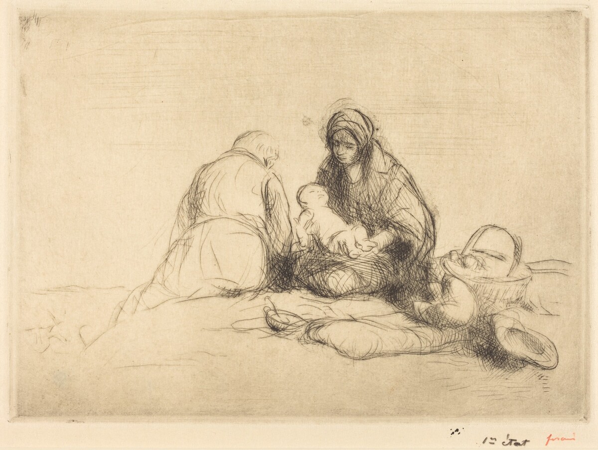 La repos en Egypte (The Rest in Egypt) by Jean-Louis Forain