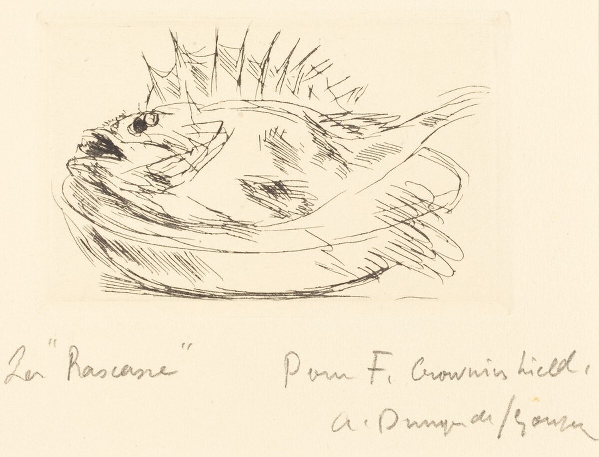 La "Rascasse" by André Dunoyer de Segonzac