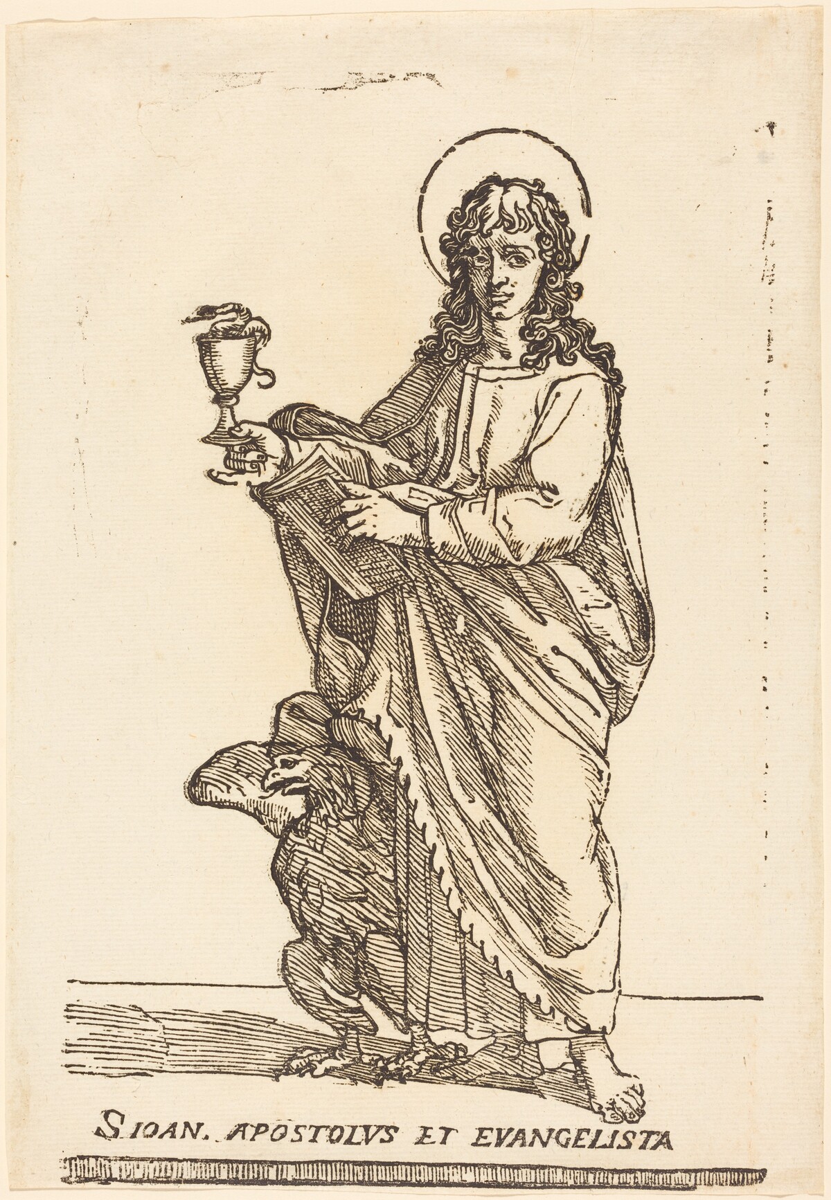 Saint John by Italian 16th Century (formerly Jacques Stella)