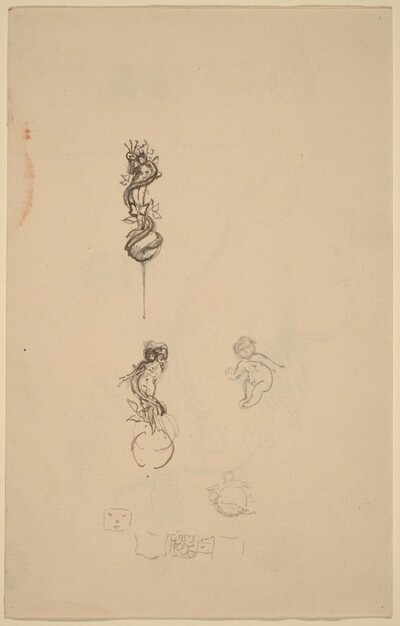 Studies for Jewelry Designs [recto]