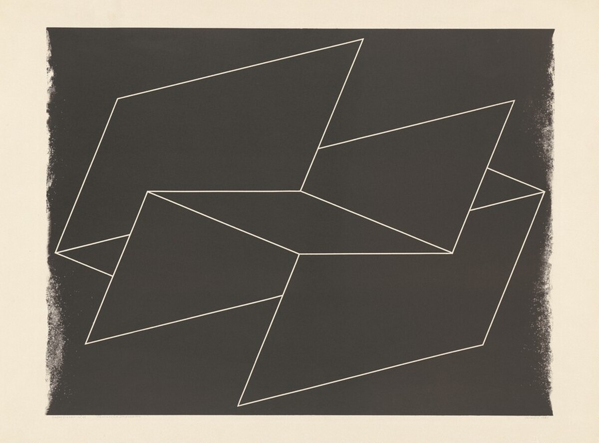 Interlinear N 32 bl by Josef Albers