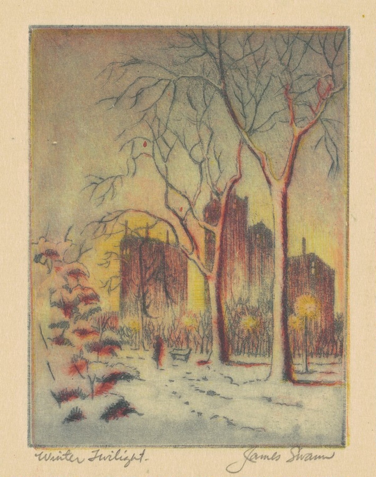 Winter Twilight by James Swann